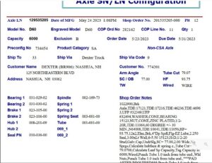 6K 655 ELEC 4" DROP W/EZ LUBE;MEDW, HF=93.75, SC=77, UNDERSLUNG